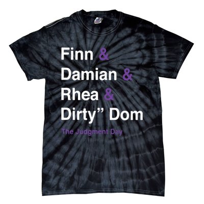 Rtruth Finn Damian Rhea Dirty Dom The Judgment Day Tie-Dye T-Shirt