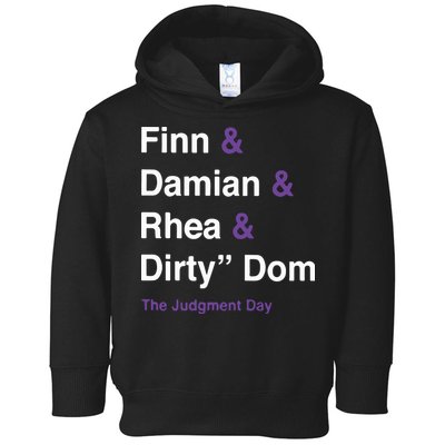 Rtruth Finn Damian Rhea Dirty Dom The Judgment Day Toddler Hoodie