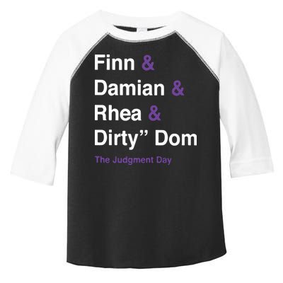 Rtruth Finn Damian Rhea Dirty Dom The Judgment Day Toddler Fine Jersey T-Shirt