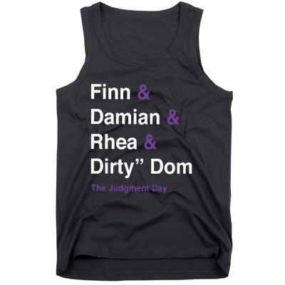 Rtruth Finn Damian Rhea Dirty Dom The Judgment Day Tank Top