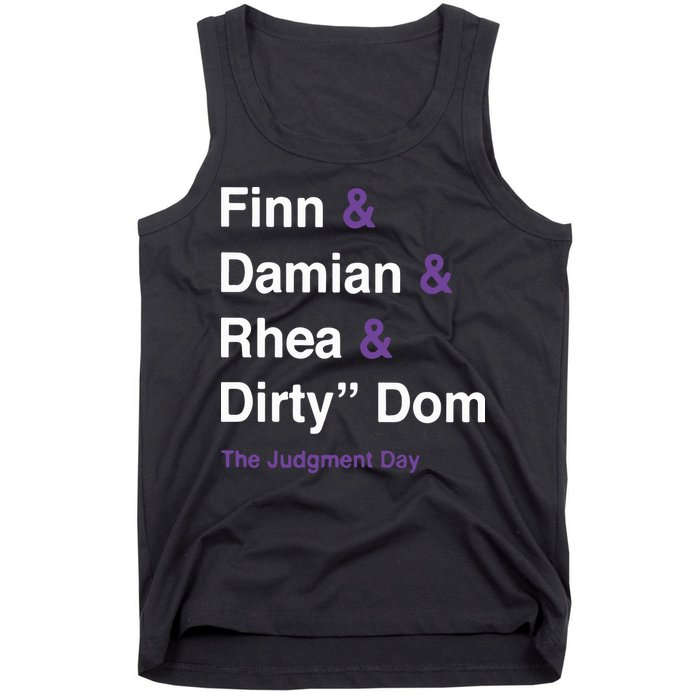 Rtruth Finn Damian Rhea Dirty Dom The Judgment Day Tank Top