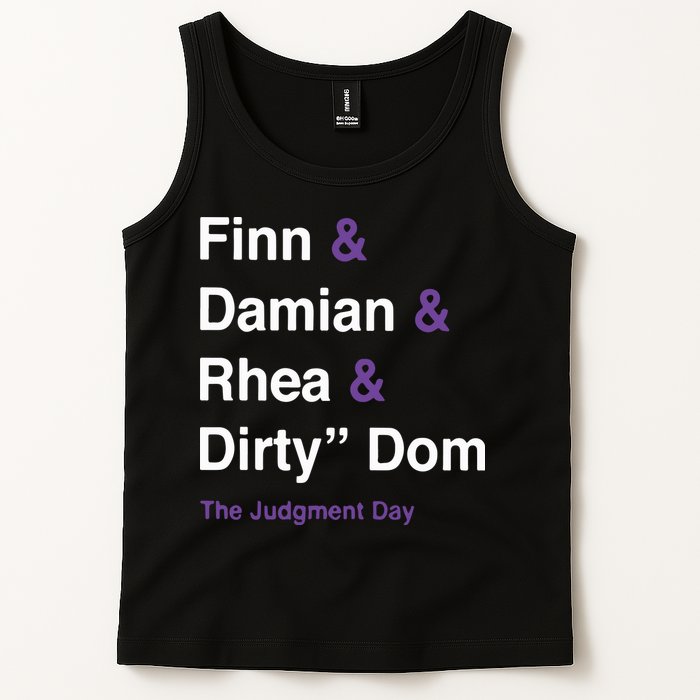 Rtruth Finn Damian Rhea Dirty Dom The Judgment Day Tank Top