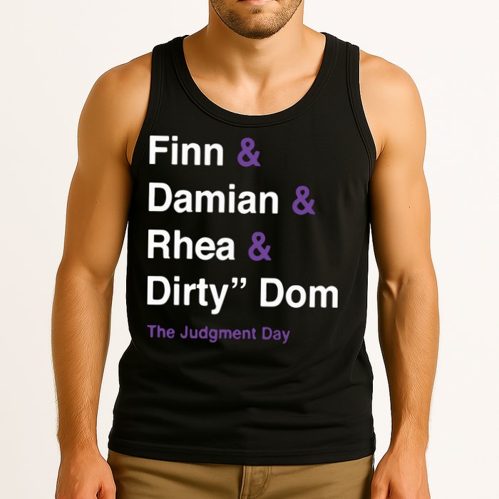 Rtruth Finn Damian Rhea Dirty Dom The Judgment Day Tank Top