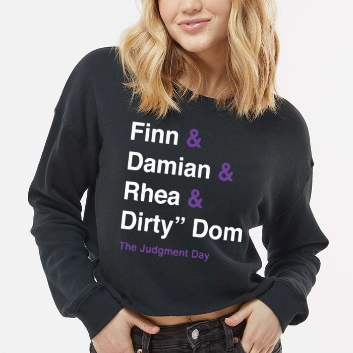 Rtruth Finn Damian Rhea Dirty Dom The Judgment Day Cropped Pullover Crew