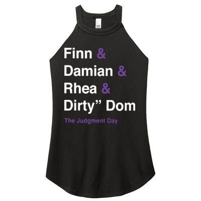 Rtruth Finn Damian Rhea Dirty Dom The Judgment Day Women's Perfect Tri Rocker Tank