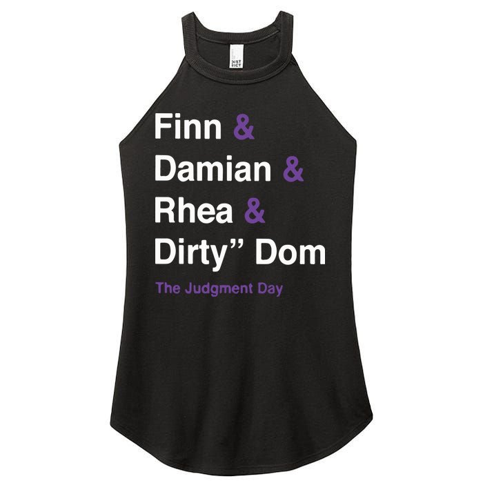 Rtruth Finn Damian Rhea Dirty Dom The Judgment Day Women's Perfect Tri Rocker Tank