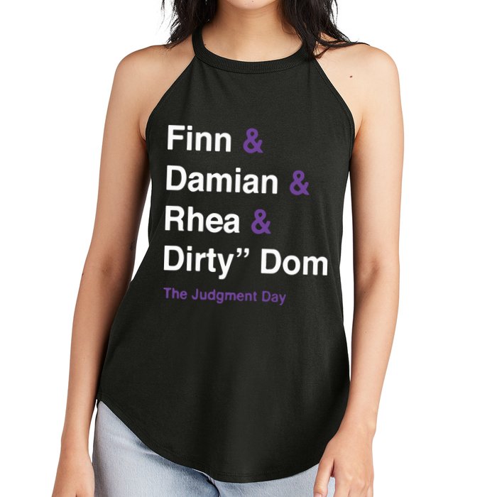 Rtruth Finn Damian Rhea Dirty Dom The Judgment Day Women's Perfect Tri Rocker Tank