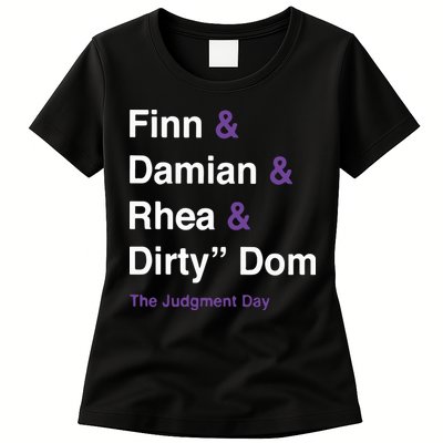 Rtruth Finn Damian Rhea Dirty Dom The Judgment Day Womens T-Shirt