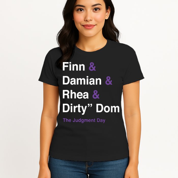 Rtruth Finn Damian Rhea Dirty Dom The Judgment Day Womens T-Shirt