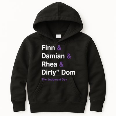 Rtruth Finn Damian Rhea Dirty Dom The Judgment Day Kids Hoodie