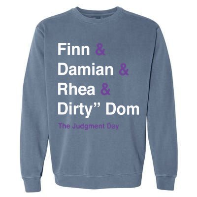 Rtruth Finn Damian Rhea Dirty Dom The Judgment Day Garment-Dyed Sweatshirt