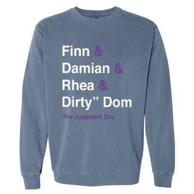 Rtruth Finn Damian Rhea Dirty Dom The Judgment Day Garment-Dyed Sweatshirt