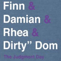Rtruth Finn Damian Rhea Dirty Dom The Judgment Day Garment-Dyed Sweatshirt