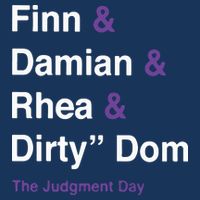 Rtruth Finn Damian Rhea Dirty Dom The Judgment Day Infant Baby Jersey Bodysuit