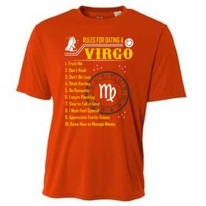 Rules For Dating A Virgo Zodiac Funny Gift Meaningful Gift Meaningful Gift Cooling Performance Crew T-Shirt