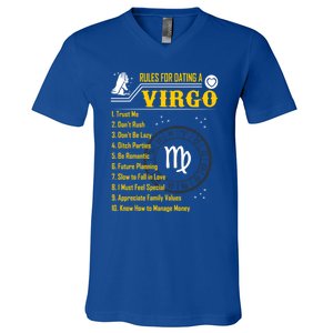 Rules For Dating A Virgo Zodiac Funny Gift Meaningful Gift Meaningful Gift V-Neck T-Shirt