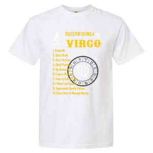 Rules For Dating A Virgo Zodiac Funny Gift Meaningful Gift Meaningful Gift Garment-Dyed Heavyweight T-Shirt