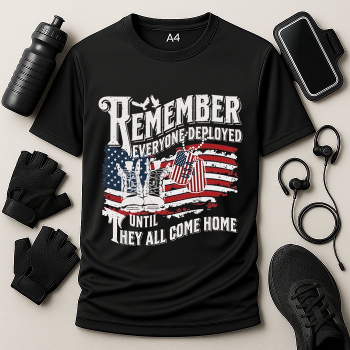 Red Friday Deployment Support Our Troops Wear Red Friday Cooling Performance Crew T-Shirt
