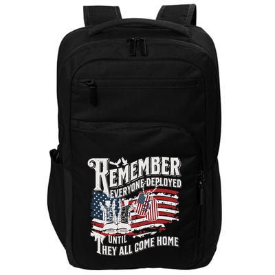 Red Friday Deployment Support Our Troops Wear Red Friday Impact Tech Backpack