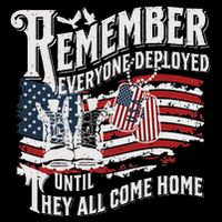 Red Friday Deployment Support Our Troops Wear Red Friday 7-Panel Snapback Hat