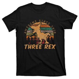 Roaring Fun Dinosaur Themed 3rd Birthday Gifts T-Shirt