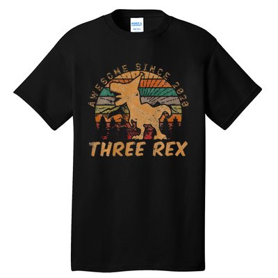 Roaring Fun Dinosaur Themed 3rd Birthday Gifts Tall T-Shirt