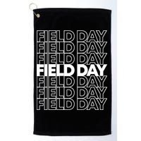 Retro Field Day Gift Golf Towel