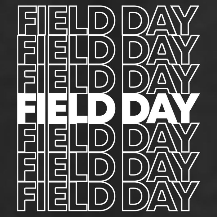 Retro Field Day Gift Golf Towel