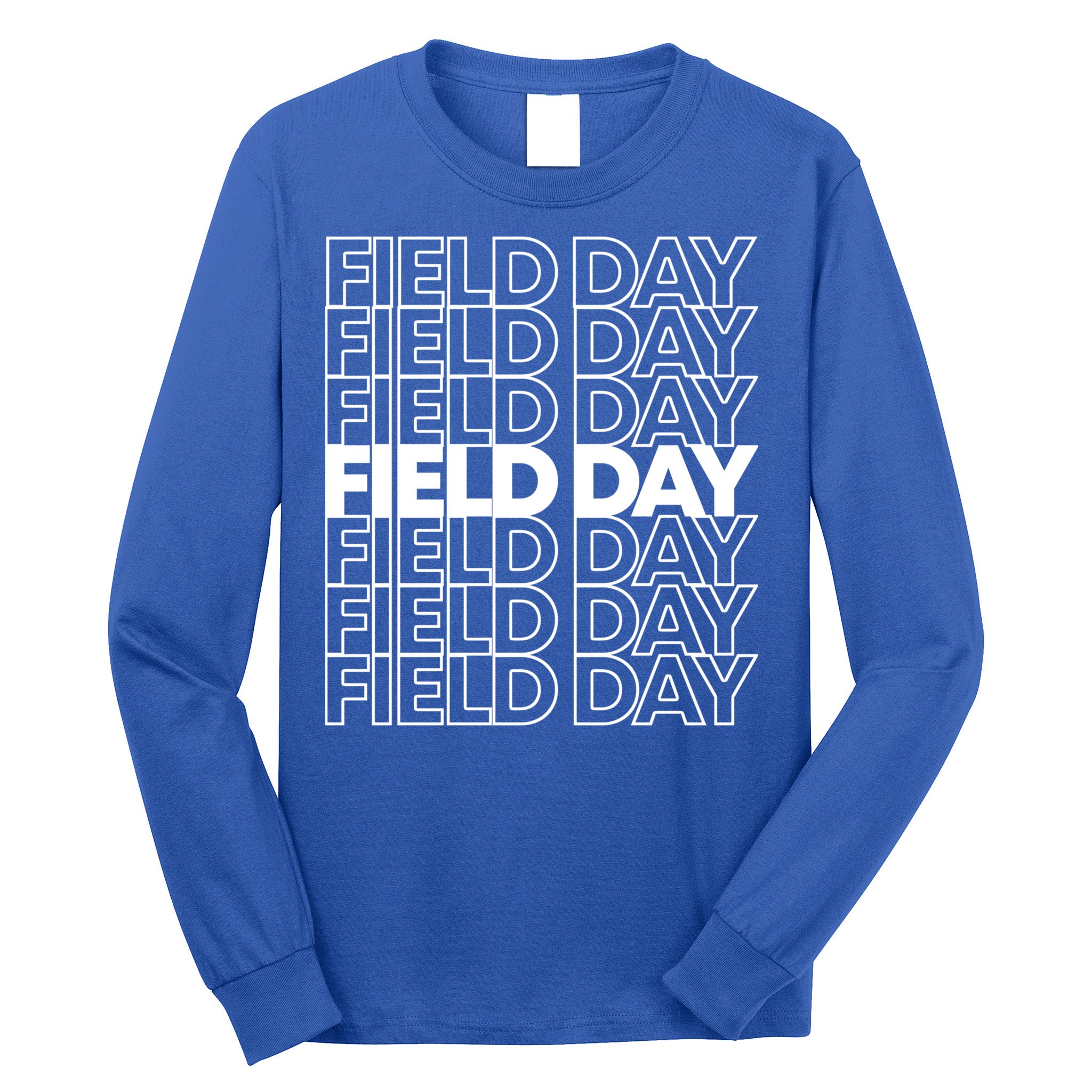 Retro Field Day Gift Long Sleeve Shirt