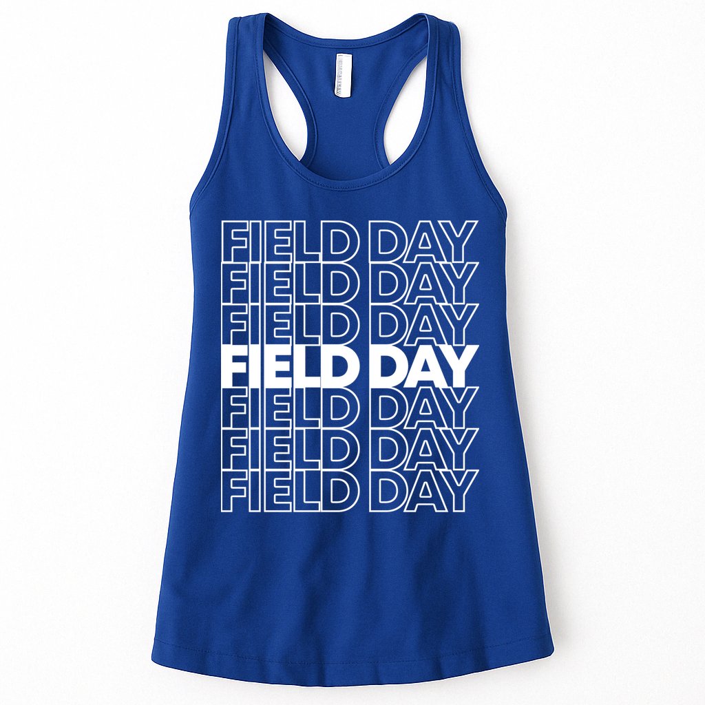 Retro Field Day Gift Womens Tank Top