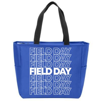 Retro Field Day Gift Zip Tote Bag