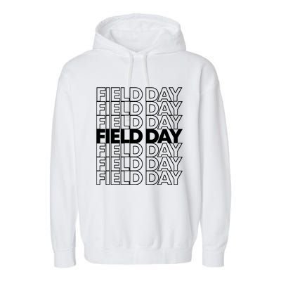 Retro Field Day Gift Garment-Dyed Fleece Hoodie