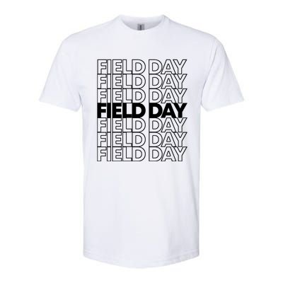 Retro Field Day Gift Softstyle CVC T-Shirt