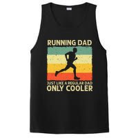 Running For Dad Marathon Runner Coach Marathoner PosiCharge Competitor Tank