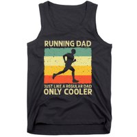 Running For Dad Marathon Runner Coach Marathoner Tank Top