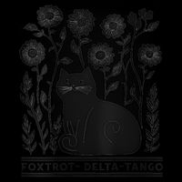 Retro Foxtrots Deltas Tangos Flower Art Cat In Flowers V-Neck 16oz Travel Tumbler