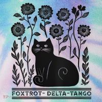 Retro Foxtrots Deltas Tangos Flower Art Cat In Flowers V-Neck Legacy Tie Dye Trucker Hat