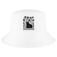 Retro Foxtrots Deltas Tangos Flower Art Cat In Flowers V-Neck Cool Comfort Performance Bucket Hat