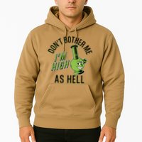Retro Funny Don't Bother Me I'm High As Hell Hoodie