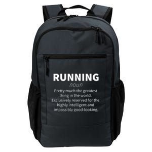 Running Funny Definition Funny 5k Marathon Runner Gift Daily Commute Backpack