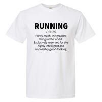 Running Funny Definition Funny 5k Marathon Runner Gift Garment-Dyed Heavyweight T-Shirt