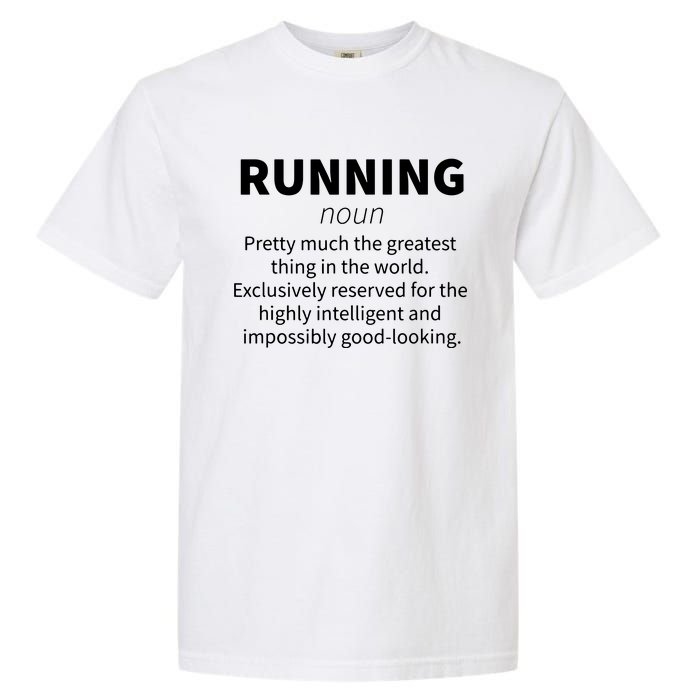 Running Funny Definition Funny 5k Marathon Runner Gift Garment-Dyed Heavyweight T-Shirt