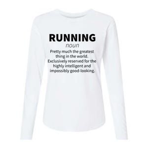 Running Funny Definition Funny 5k Marathon Runner Gift Womens Cotton Relaxed Long Sleeve T-Shirt