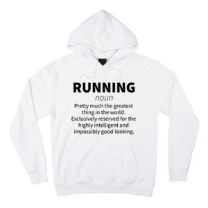 Running Funny Definition Funny 5k Marathon Runner Gift Hoodie