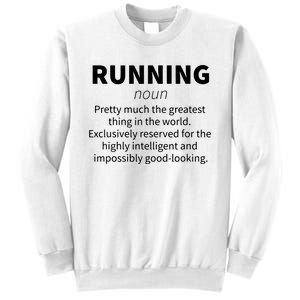 Running Funny Definition Funny 5k Marathon Runner Gift Sweatshirt