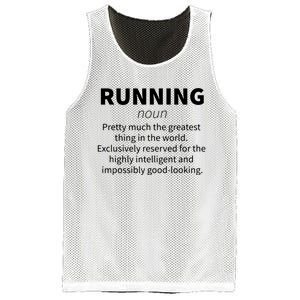 Running Funny Definition Funny 5k Marathon Runner Gift Mesh Reversible Basketball Jersey Tank