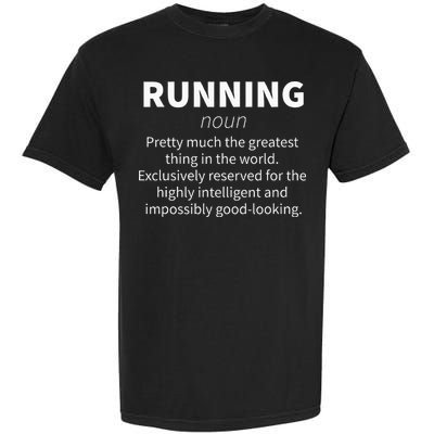 Running Funny Definition Funny 5k Marathon Runner Gift Garment-Dyed Heavyweight T-Shirt