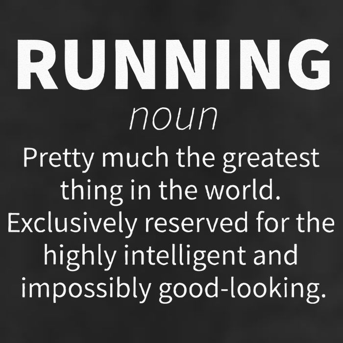 Running Funny Definition Funny 5k Marathon Runner Gift Adult Drive Performance Visor