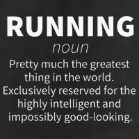 Running Funny Definition Funny 5k Marathon Runner Gift Golf Towel