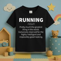 Running Funny Definition Funny 5k Marathon Runner Gift Toddler T-Shirt